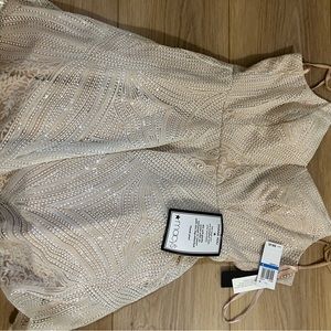 Macy’s Pearl-colored Sparkly Dress